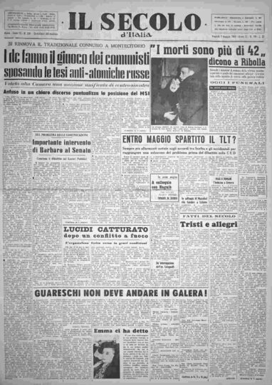 venerdì 7 maggio 1954