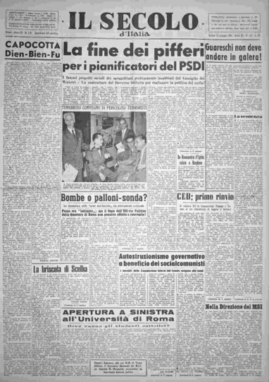 sabato 15 maggio 1954