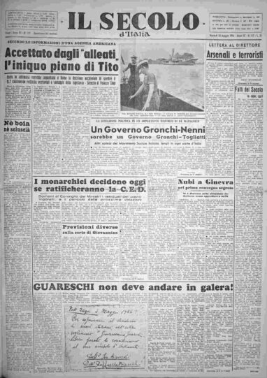 martedì 18 maggio 1954