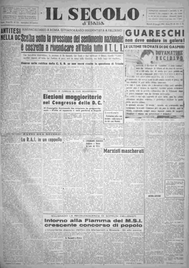 martedì 25 maggio 1954