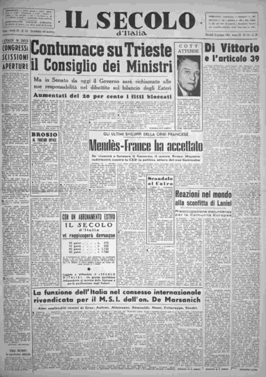 martedì 15 giugno 1954