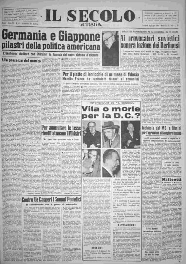 venerdì 18 giugno 1954