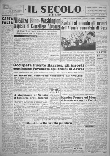 domenica 20 giugno 1954