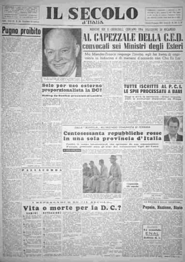 venerdì 25 giugno 1954