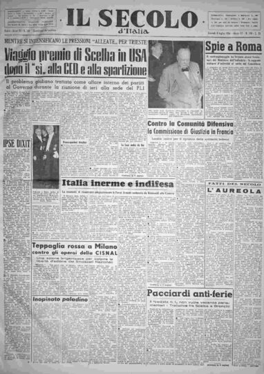 giovedì 8 luglio 1954