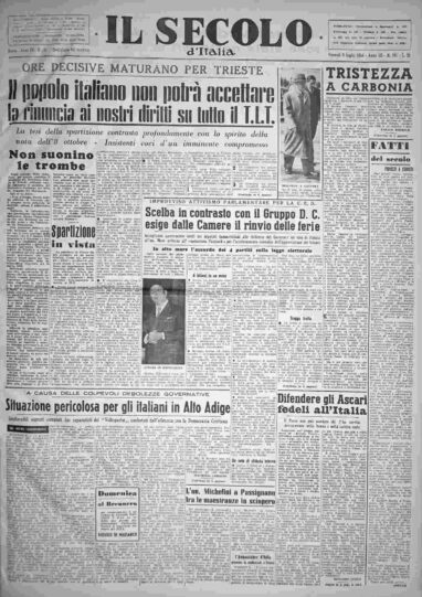 venerdì 9 luglio 1954