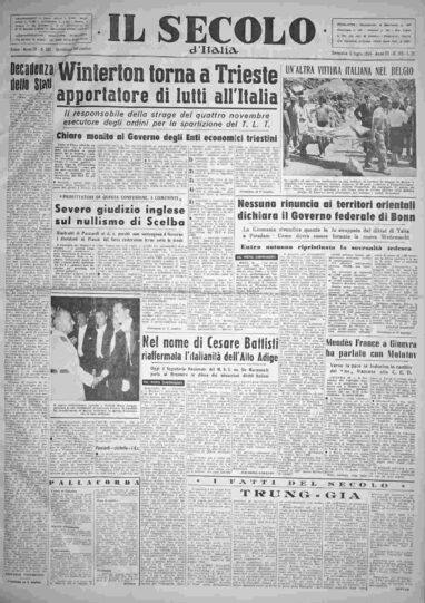 domenica 11 luglio 1954