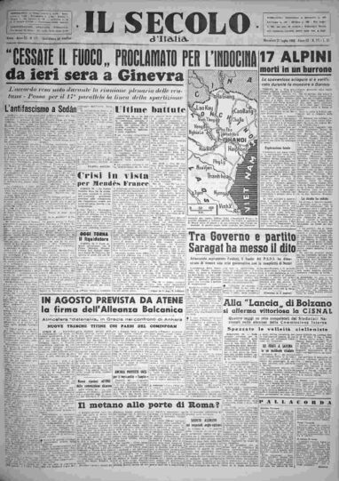mercoledì 21 luglio 1954