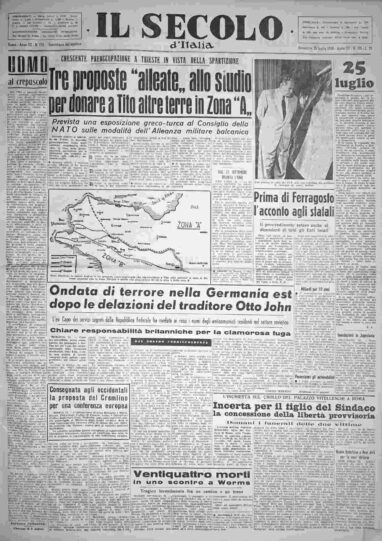 domenica 25 luglio 1954