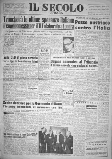 sabato 31 luglio 1954