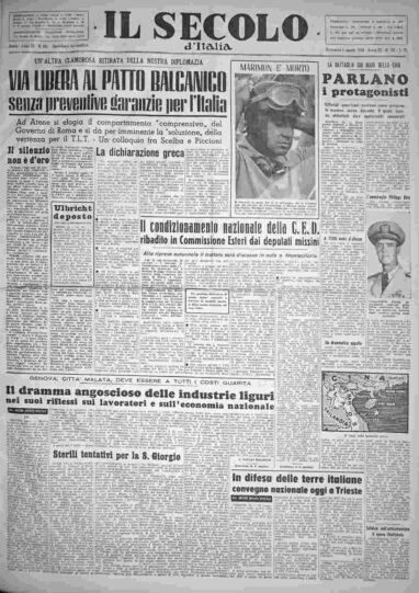 domenica 1 agosto 1954