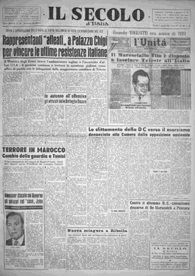 martedì 3 agosto 1954
