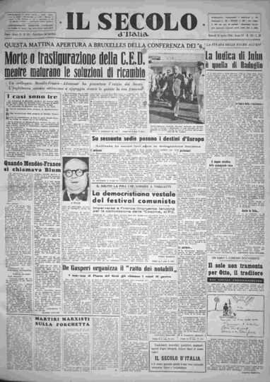 giovedì 19 agosto 1954