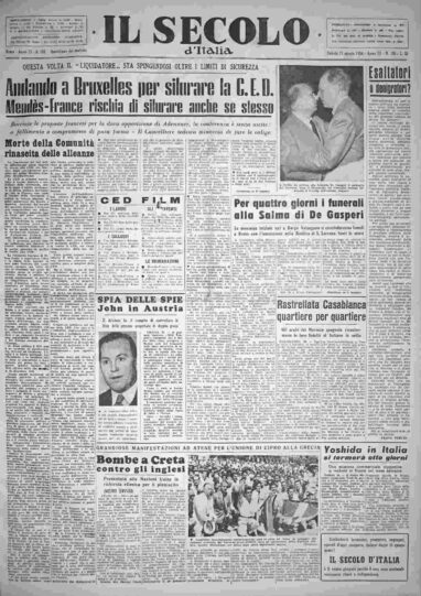 sabato 21 agosto 1954