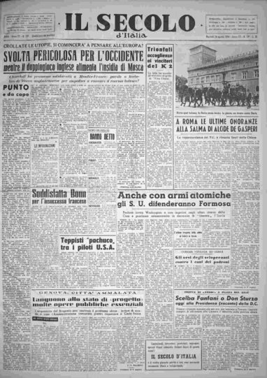 martedì 24 agosto 1954