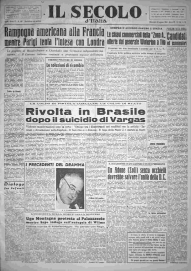 mercoledì 25 agosto 1954