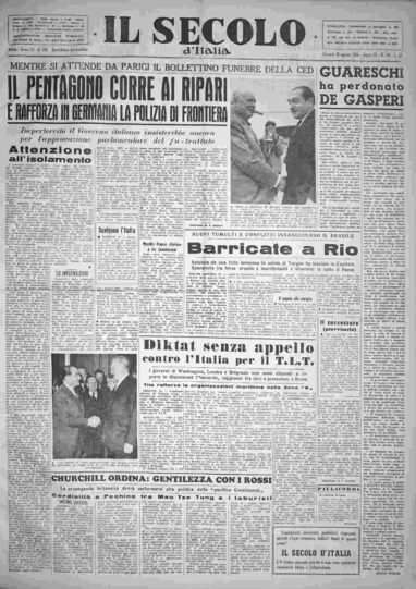giovedì 26 agosto 1954