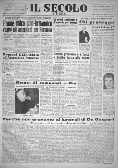 venerdì 27 agosto 1954