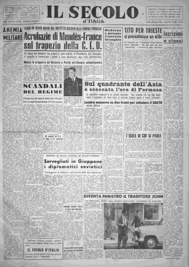 sabato 28 agosto 1954