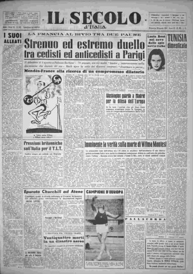 domenica 29 agosto 1954