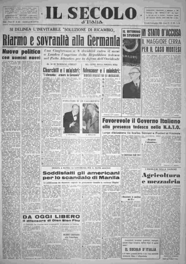 giovedì 2 settembre 1954