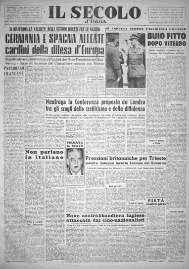 giovedì 9 settembre 1954