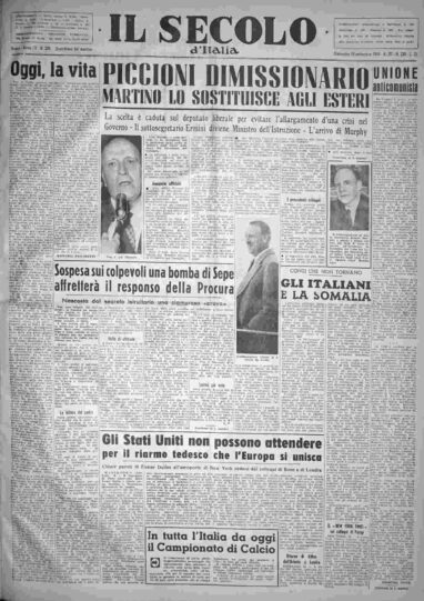 domenica 19 settembre 1954
