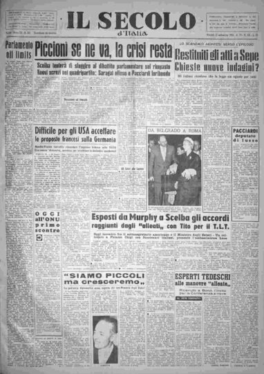 martedì 21 settembre 1954