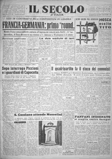 mercoledì 29 settembre 1954