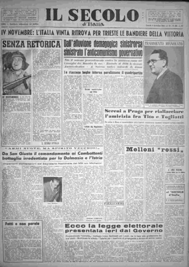 giovedì 4 novembre 1954