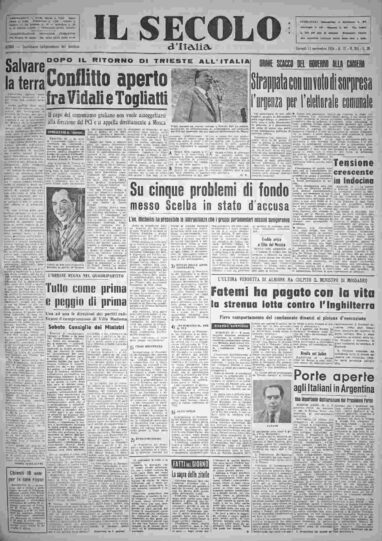 giovedì 11 novembre 1954