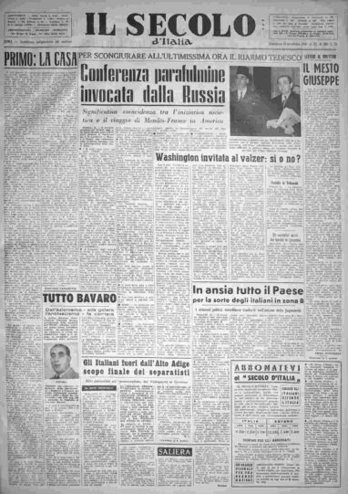domenica 14 novembre 1954