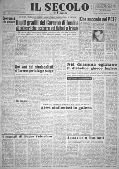 martedì 16 novembre 1954