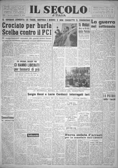 giovedì 2 dicembre 1954