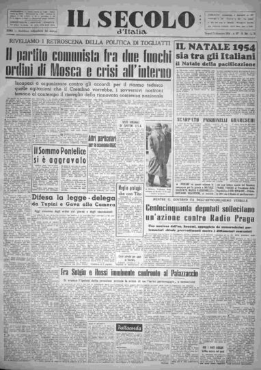 venerdì 3 dicembre 1954