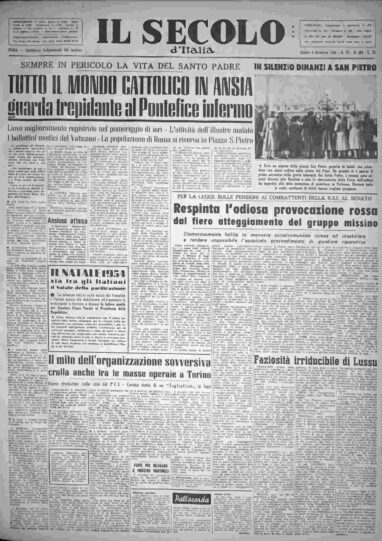 sabato 4 dicembre 1954