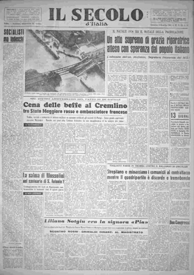 domenica 12 dicembre 1954