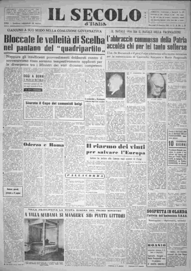 mercoledì 15 dicembre 1954