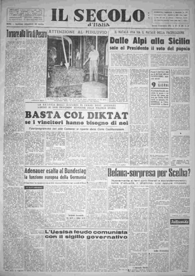 giovedì 16 dicembre 1954