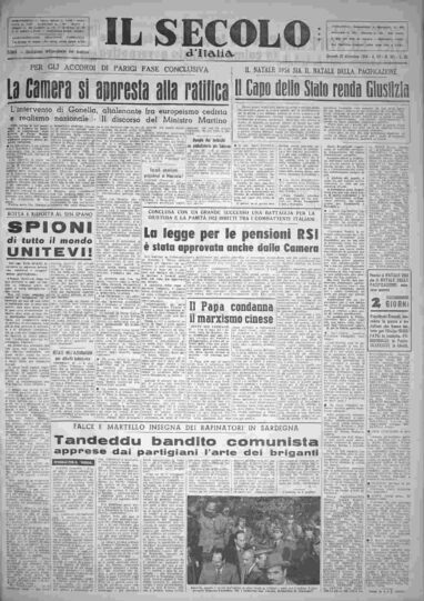 giovedì 23 dicembre 1954