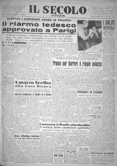 venerdì 31 dicembre 1954