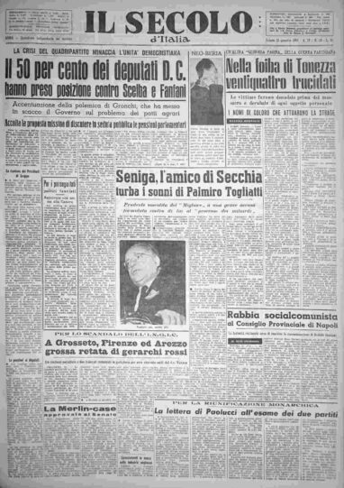 sabato 22 gennaio 1955