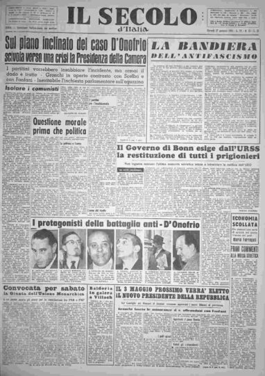giovedì 27 gennaio 1955
