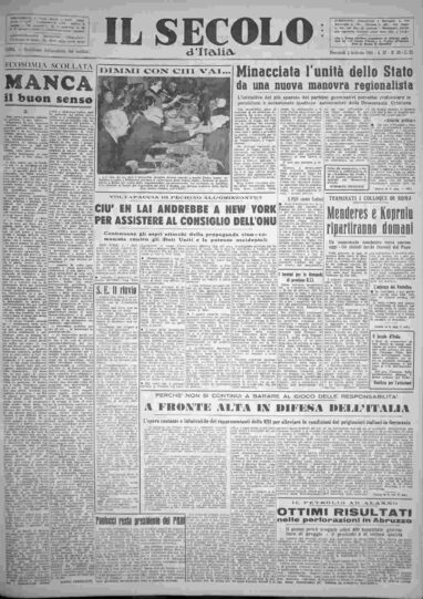 mercoledì 2 febbraio 1955