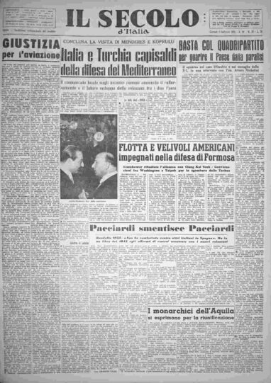 giovedì 3 febbraio 1955