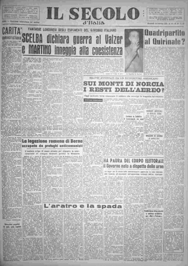 mercoledì 16 febbraio 1955