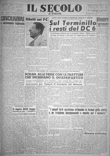 martedì 22 febbraio 1955