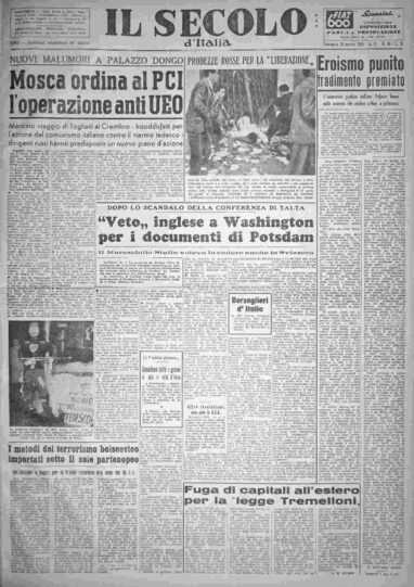 domenica 20 marzo 1955