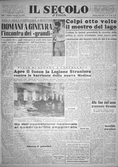 domenica 17 luglio 1955