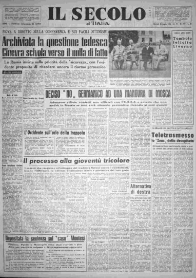 giovedì 21 luglio 1955